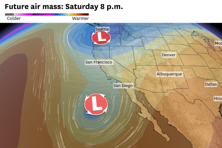 California heat wave to give way to sharp cooldown, possible Sierra snow - San Francisco Chronicle