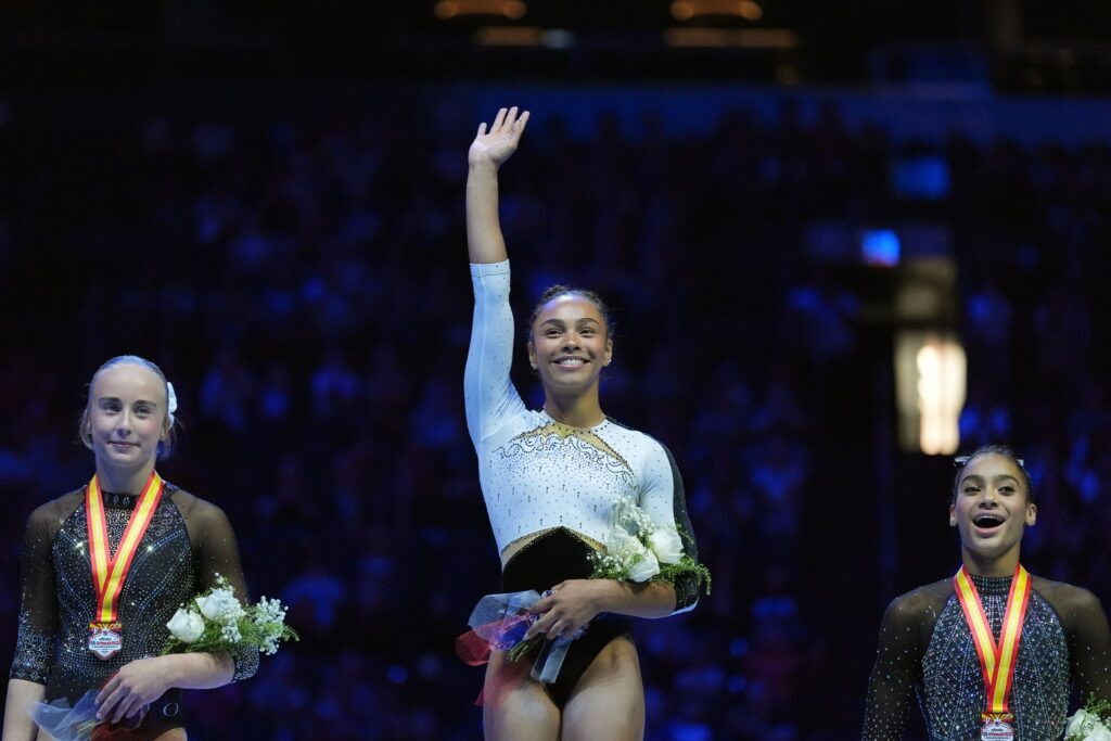 Plano native, Olympic gold medalist Hezly Rivera withdraws from world gymnastics championships - San Francisco Chronicle