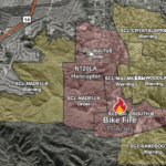Crews battle "erratic" Bike Fire in Santa Clarita - CBS News