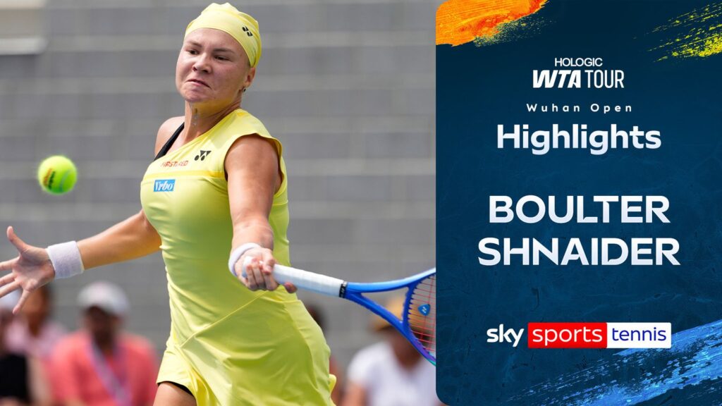 Katie Boulter vs Diana Shnaider | Wuhan Open highlights - Sky Sports