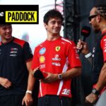 Lewis Hamilton and Charles Leclerc arrive at Sepang in matching sports saloons - Motorsport.com