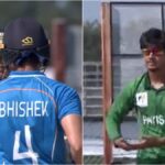 Pakistan's Saim Ayub gives Sooryavanshi baby send-off, Abhishek responds with sixes - indiatoday.in