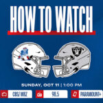 How to Watch and Stream Sunday's Patriots Game Against the Raiders | NFL Week 5 - Patriots.com