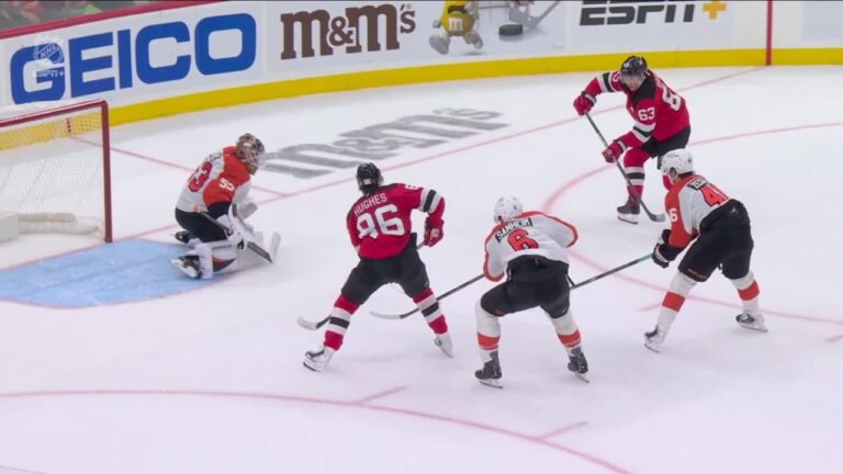PHI@NJD: Hughes scores goal against Joseph Woll - NHL.com